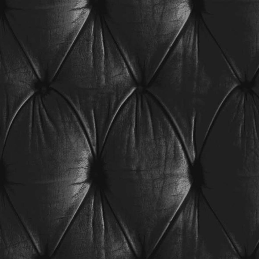 mineheart / Black Chesterfield Button Back Wallpaper WAL/012