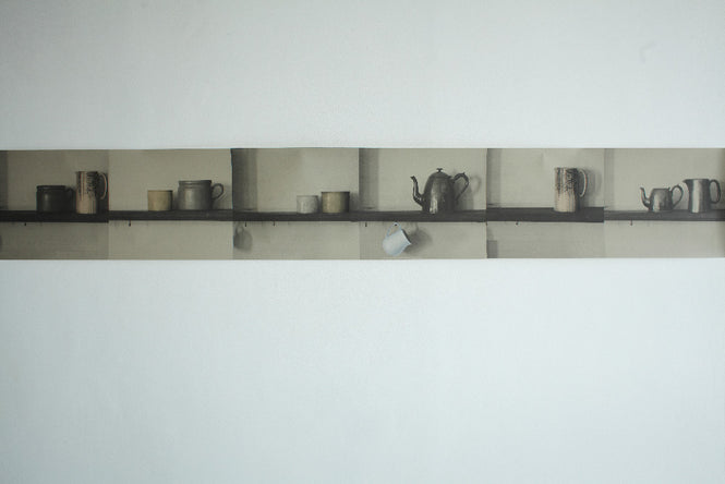 Deborah Bowness / The Standard Collection / Bric-a-Brac Shelf Border / grey