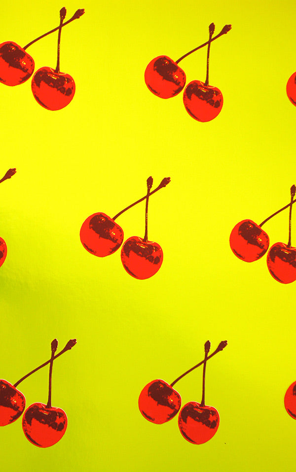 Flavor Paper CHERRY FOREVER / Yellow Chrome Mylar
