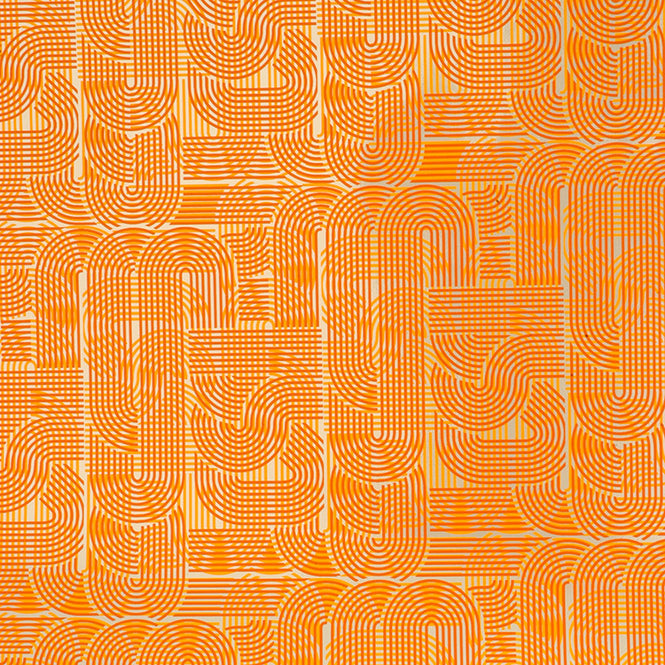 Flavor Paper CIRCUIT / Tangerine On Silver Mylar