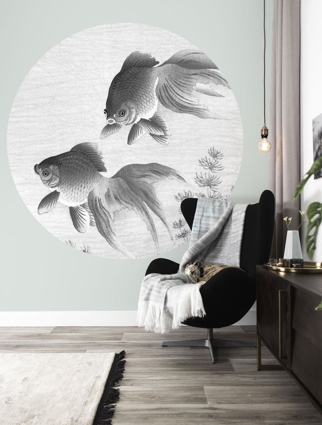 KEK Amsterdam / FLORA & FAUNA / WALLPAPER CIRCLES GOLDFISH CK-005