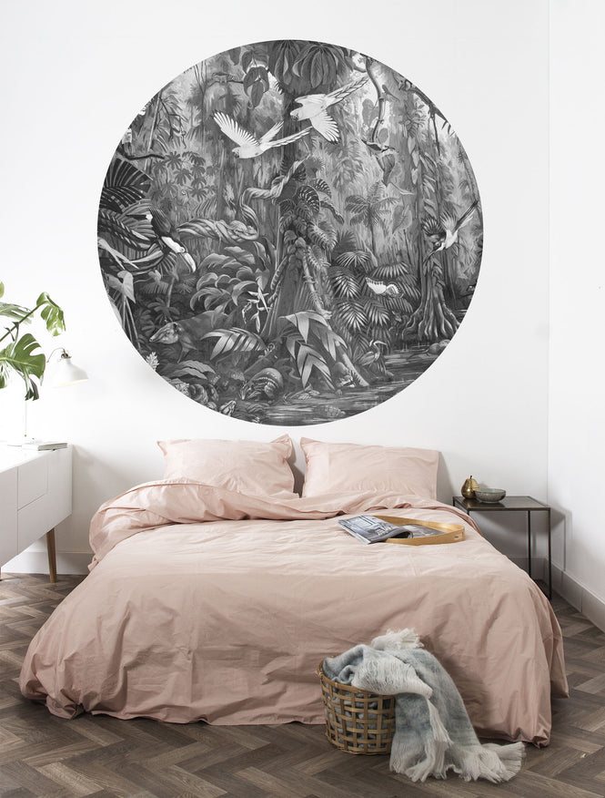 KEK Amsterdam / WALLPAPER 2020 / WALLPAPER CIRCLES TROPICAL LANDSCAPE CK-006