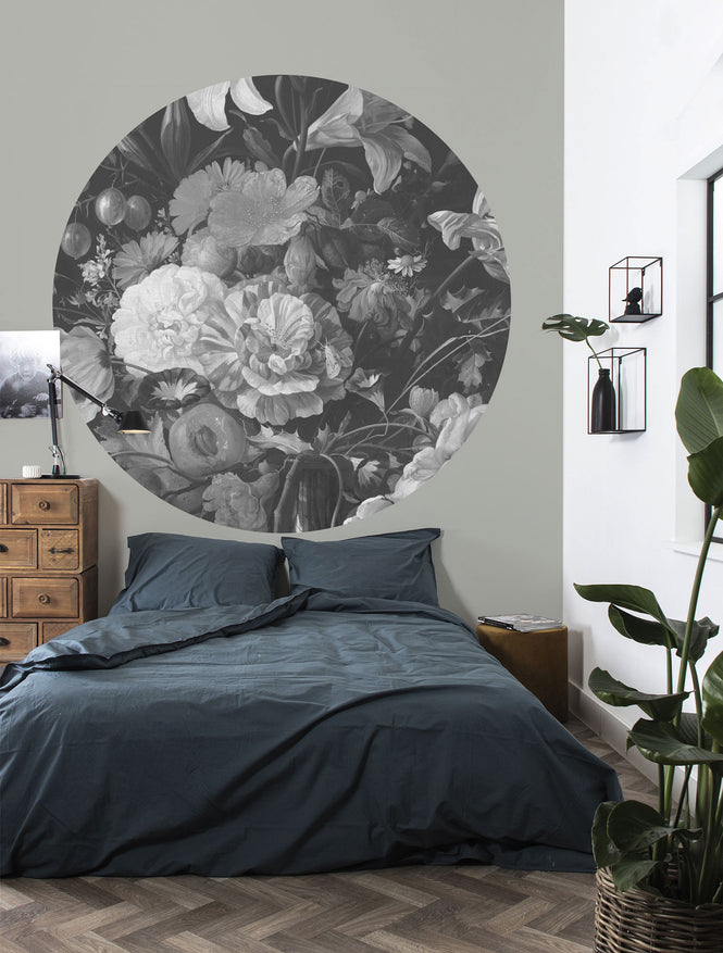 KEK Amsterdam / FLORA & FAUNA / WALLPAPER CIRCLES GOLDEN AGE FLOWERS CK-009