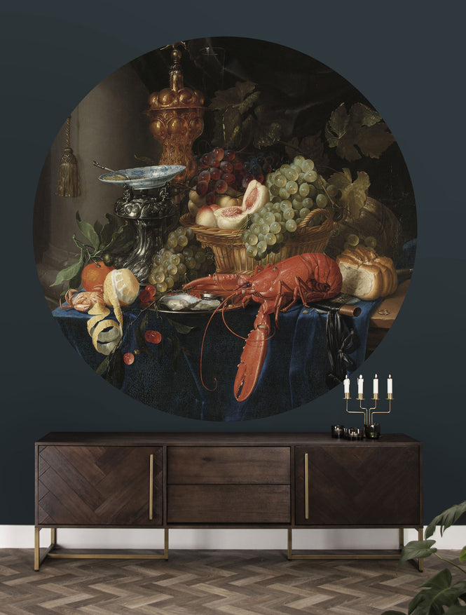 KEK Amsterdam / FLORA & FAUNA / WALLPAPER CIRCLES LOBSTER CK-014