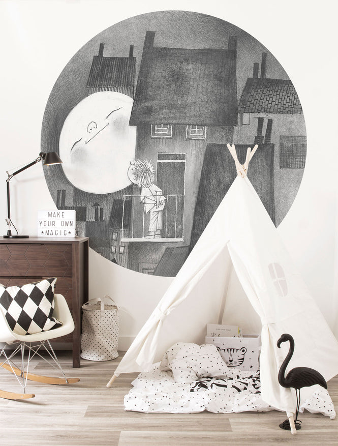 KEK Amsterdam / FIEP WESTENDORP / WALLPAPER CIRCLES MOONLIGHT CK-024