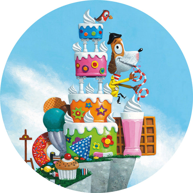 KEK Amsterdam / KIDS / WALLPAPER CIRCLES CAKE CK-037