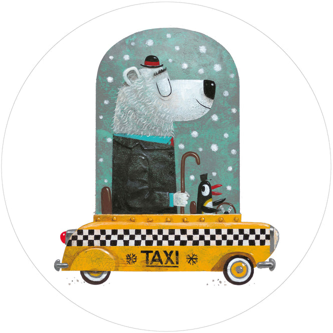 KEK Amsterdam / KIDS / WALLPAPER CIRCLES BEAR CAB CK-038