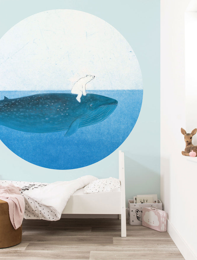 KEK Amsterdam / KIDS / WALLPAPER CIRCLES RIDING THE WHALE CK-042