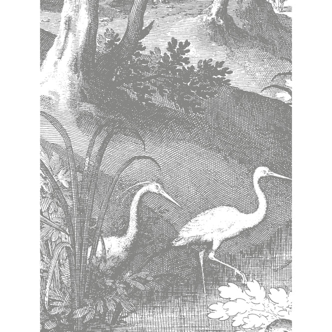 KEK Amsterdam / LANDSCAPES & MARBLE / WALLPAPER CIRCLES ENGRAVED LANDSCAPES CK-045