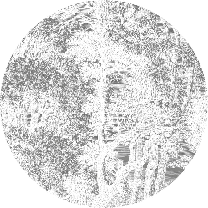 KEK Amsterdam / LANDSCAPES & MARBLE / WALLPAPER CIRCLES ENGRAVED LANDSCAPES CK-050