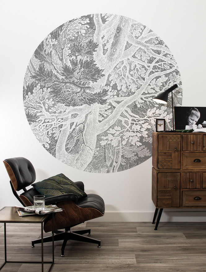 KEK Amsterdam / LANDSCAPES & MARBLE / WALLPAPER CIRCLES ENGRAVED LANDSCAPES CK-051