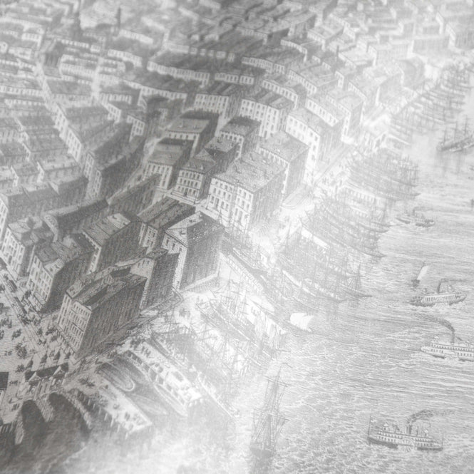 KEK Amsterdam / LANDSCAPES & MARBLE / WALLPAPER CIRCLES ENGRAVED LANDSCAPES CK-053