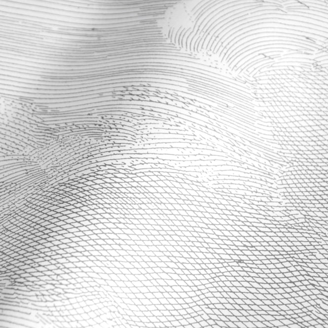 KEK Amsterdam / LANDSCAPES & MARBLE / WALLPAPER CIRCLES ENGRAVED CLOUDS CK-057