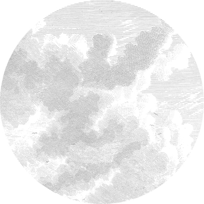 KEK Amsterdam / LANDSCAPES & MARBLE / WALLPAPER CIRCLES ENGRAVED CLOUDS CK-058