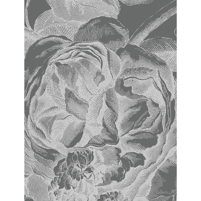 KEK Amsterdam / LANDSCAPES & MARBLE / WALLPAPER CIRCLES ENGRAVED FLOWERS CK-066