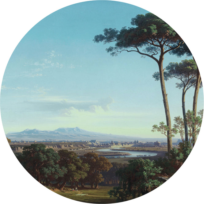 KEK Amsterdam / LANDSCAPES & MARBLE / WALLPAPER CIRCLES GOLDEN AGE LANDSCAPES CK-074