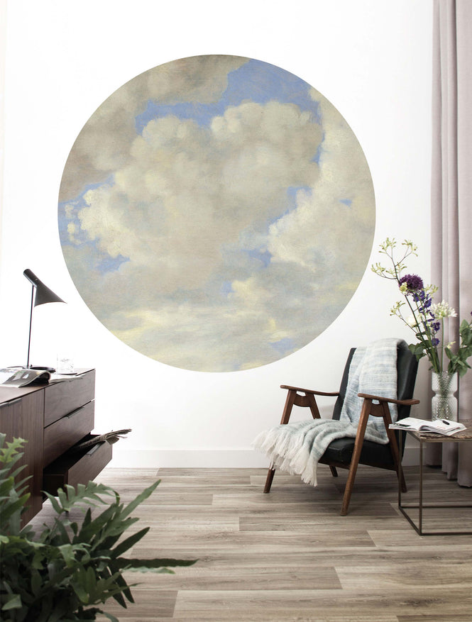 KEK Amsterdam / LANDSCAPES & MARBLE / WALLPAPER CIRCLES GOLDEN AGE CLOUDS CK-080
