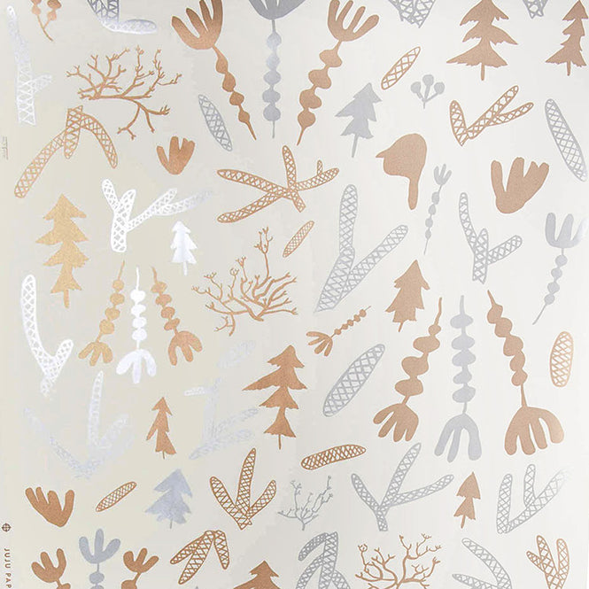 Thatcher / CLE ELUM / Silver and Gold on Cream