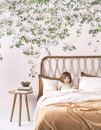 Sian Zeng / Clematis Mural Wallpaper / Pink ClemP 【3パネル1セット