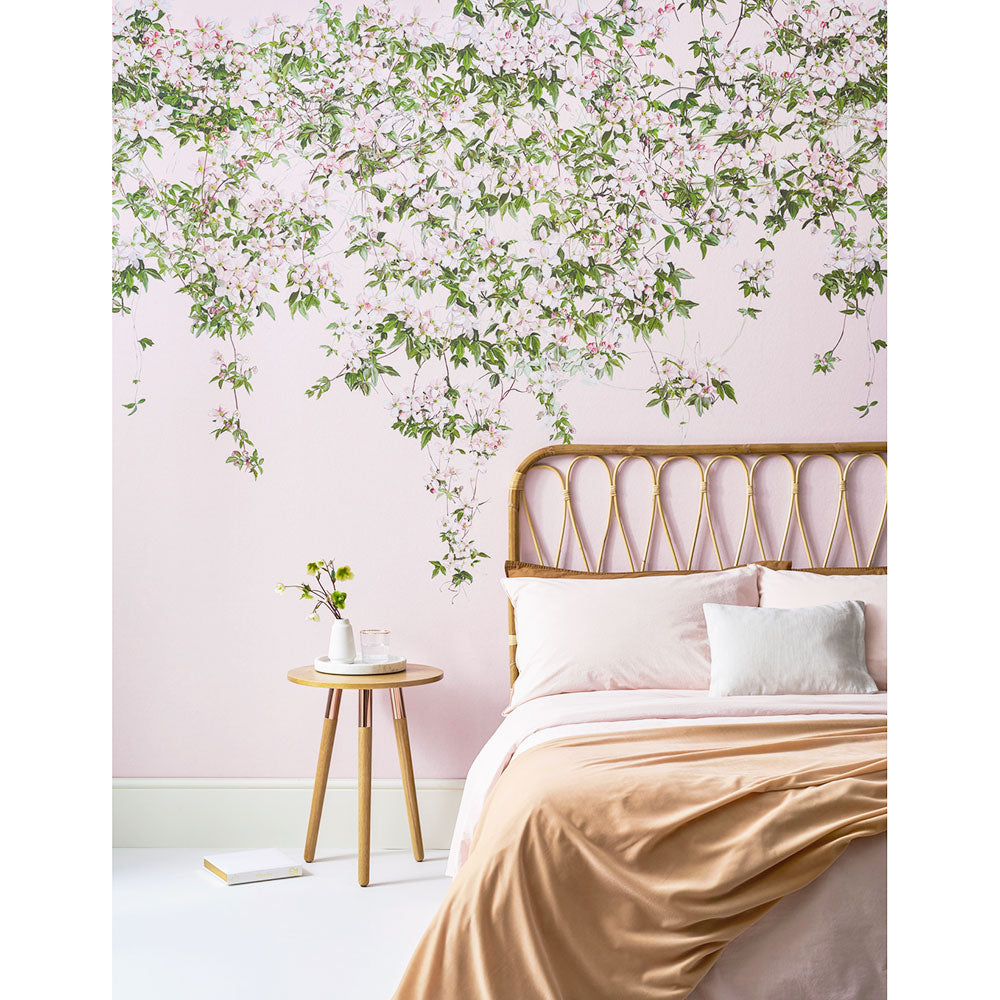 Sian Zeng / Clematis Mural Wallpaper / Pink ClemP 【3パネル1セット