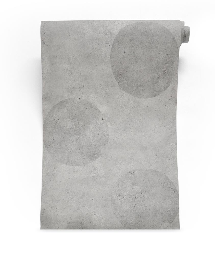 mineheart / Dark Urban Concrete Polkadot Wallpaper WAL/031