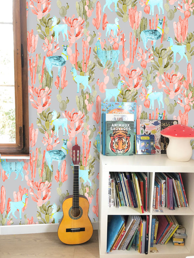 KARIOKAS / ALTIPLANO Coral Lamas on Light Grey WallP-ALTI-CLLB-05