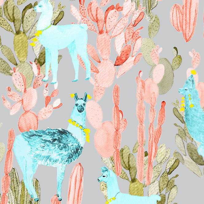KARIOKAS / ALTIPLANO Coral Lamas on Light Grey WallP-ALTI-CLLB-05