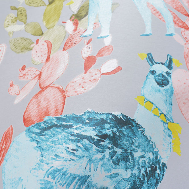 KARIOKAS / ALTIPLANO Coral Lamas on Light Grey WallP-ALTI-CLLB-05