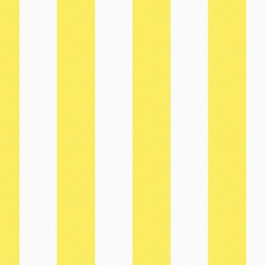 はがせる シール壁紙 wallshoppe / Candy Stripe-Lemon
