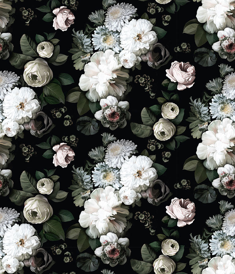 Ellie Cashman / Dark Floral Wallpaper / 01 【Fullセット(5パネル)】