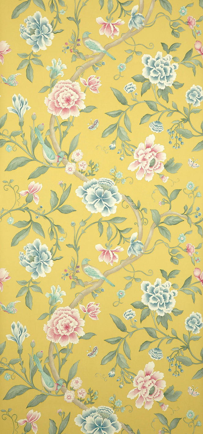 Sanderson / ONE SIXTY WALLPAPER COLLECTION / Porcelain Garden Rose / Linden DCAVPO102