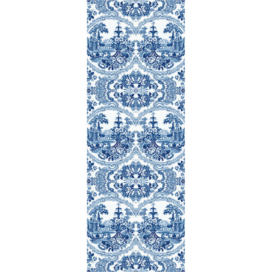 mineheart / Delft Baroque Wallpaper - Blue WAL/126