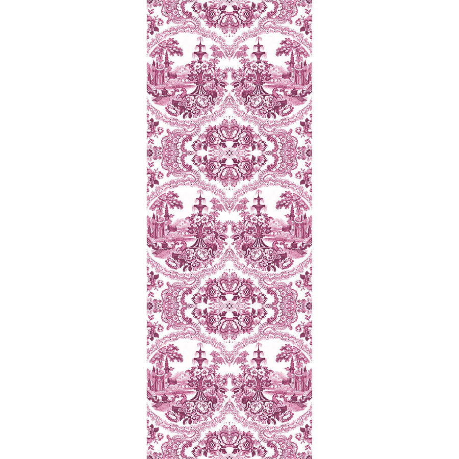 mineheart / Delft Baroque Wallpaper - Pink WAL/129