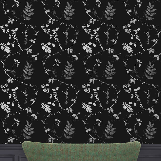 Studio DeSimoneWayland / VOLUME1 / DUTCH GARDEN BLACK VO1-DG-BL【MATTE COATED】【4ロールセット】