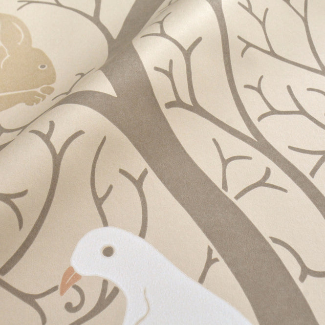 Sanderson / ONE SIXTY WALLPAPER COLLECTION / Squirrel & Dove Linen / Ivory DVIWSQ101