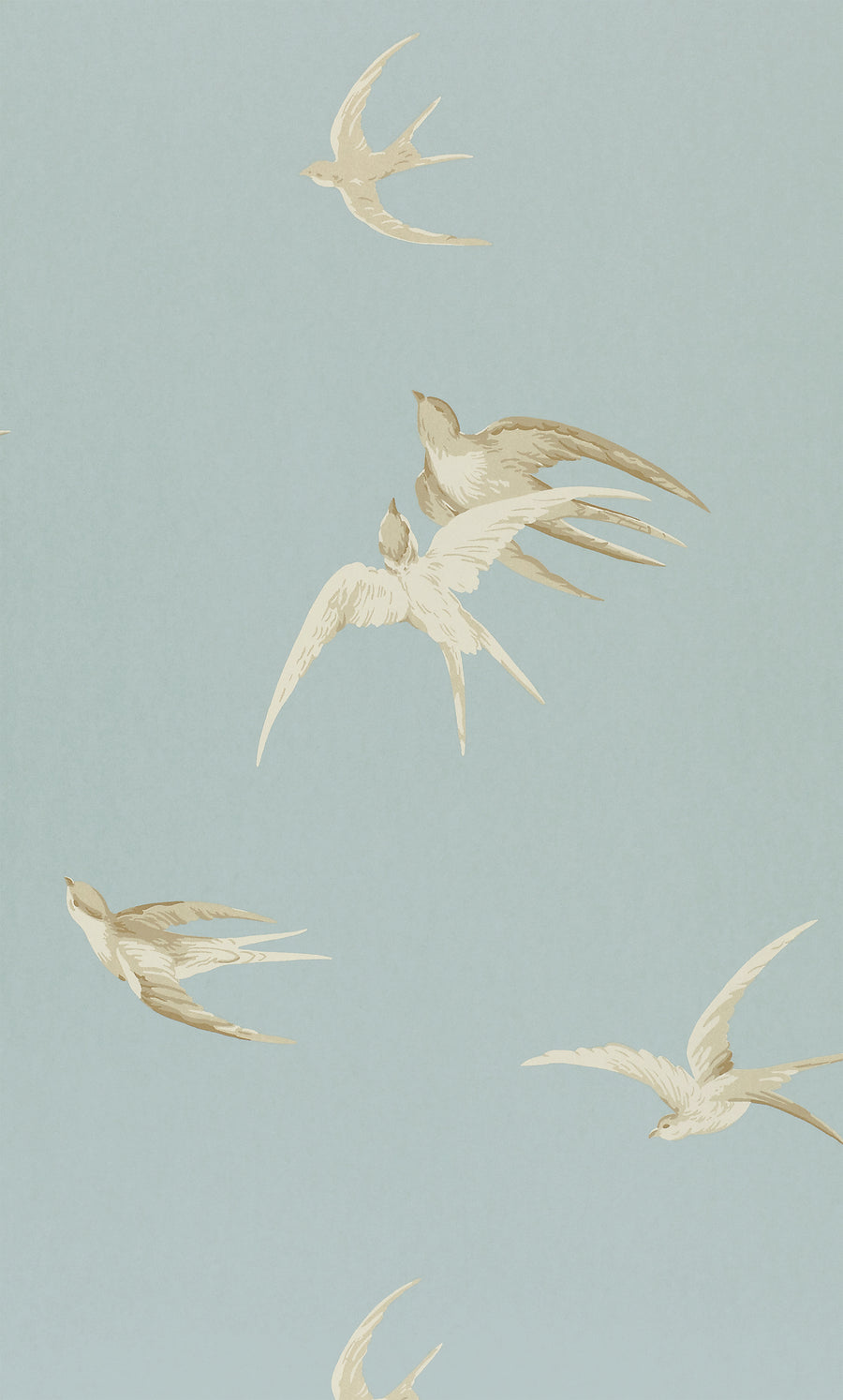Sanderson / ONE SIXTY WALLPAPER COLLECTION / Swallows Wedgwood DVIWSW103