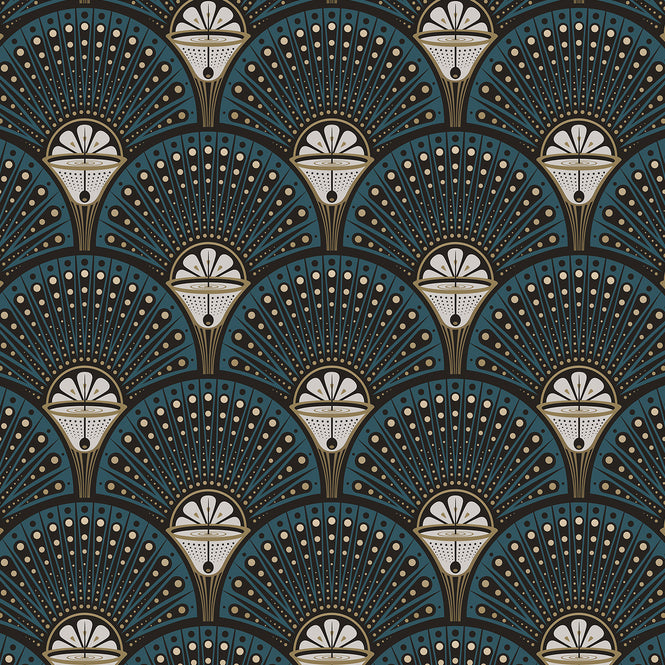 DIVINE SAVAGES / Deco Martini 'Teal' / DVS002-DM-TEA-WR