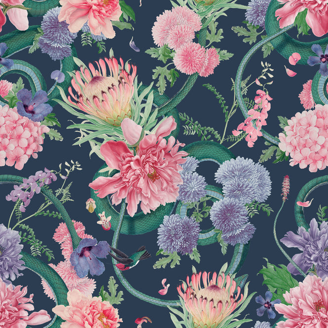 DIVINE SAVAGES / Forbidden Bloom 'Deep Blue' / DVS031-FBL-DBL-WR