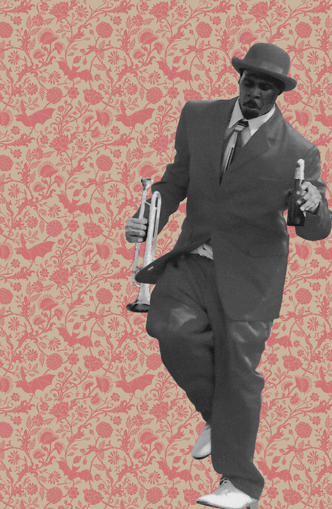 Flavor Paper ELYSIAN FIELDS / Antique Pink On Oatmeal Clay Coated paper