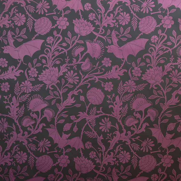 Flavor Paper ELYSIAN FIELDS / Purple On Ebony Clay Coated paper