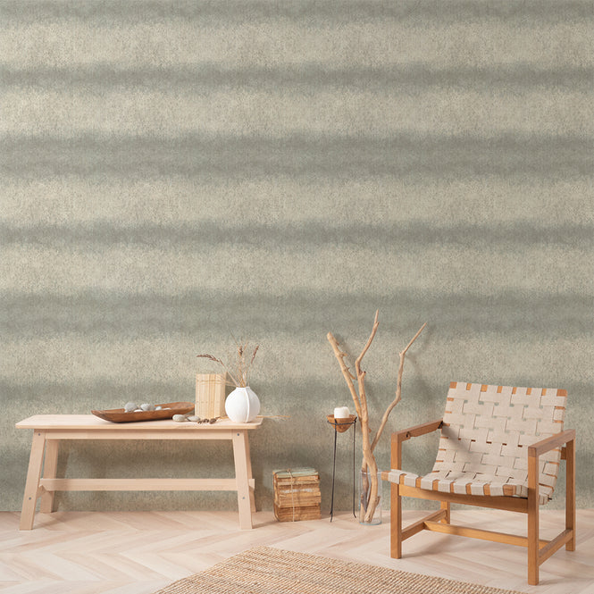 【Flax Wallpaper】Eso Studio / SAND STRIPE / GREY FWP-ESO-06【2パネル1セット】