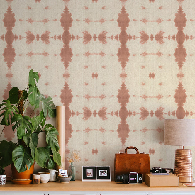 【Flax Wallpaper】Eso Studio / TIGER EYE / DUSTY ROSE FWP-ESO-08【2パネル1セット】