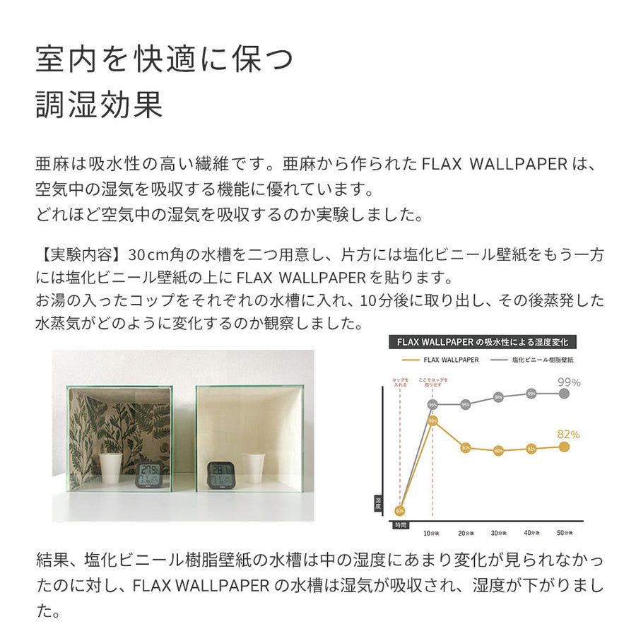 【Flax Wallpaper】Eso Studio / CATALINA / TEAL ダブル FWP-ESO-04D【2パネル1セット】
