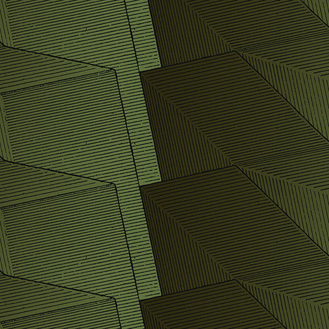 Studio DeSimoneWayland / VOLUME2 / EUCLID CHLOROPHYL VO2-EUC-CH【MATTE COATED】【4ロールセット】