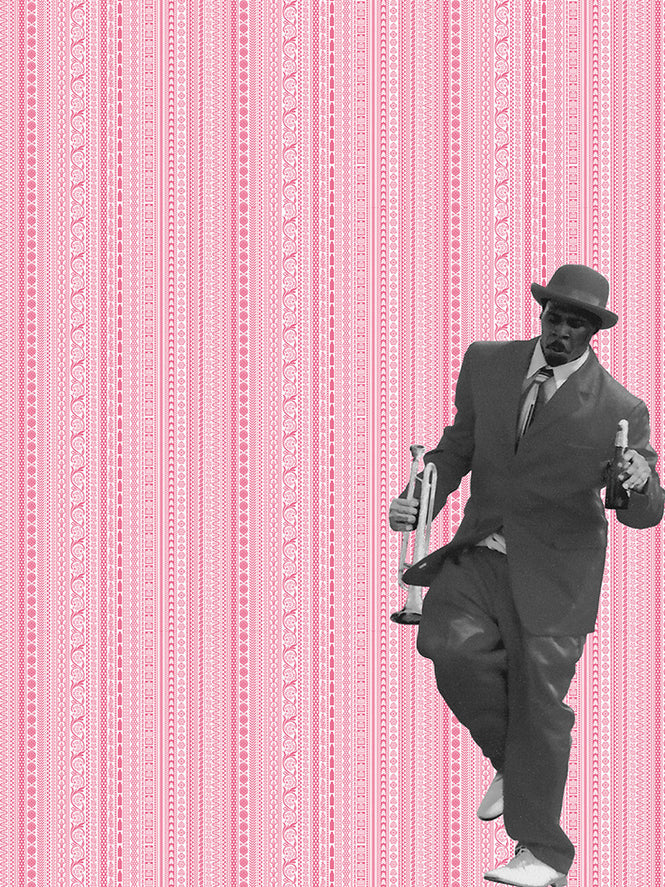 Flavor Paper FARMERS MARKET / Antique Pink On Ivory Clay Coated paper