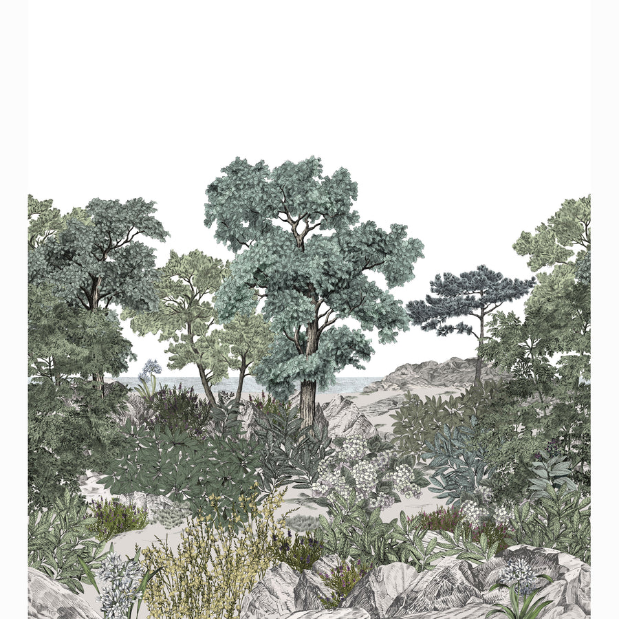 Isidore Leroy / Panoramiques 2020 / FORET DE BRETAGNE Naturel 【A&Bセット(6パネル)】