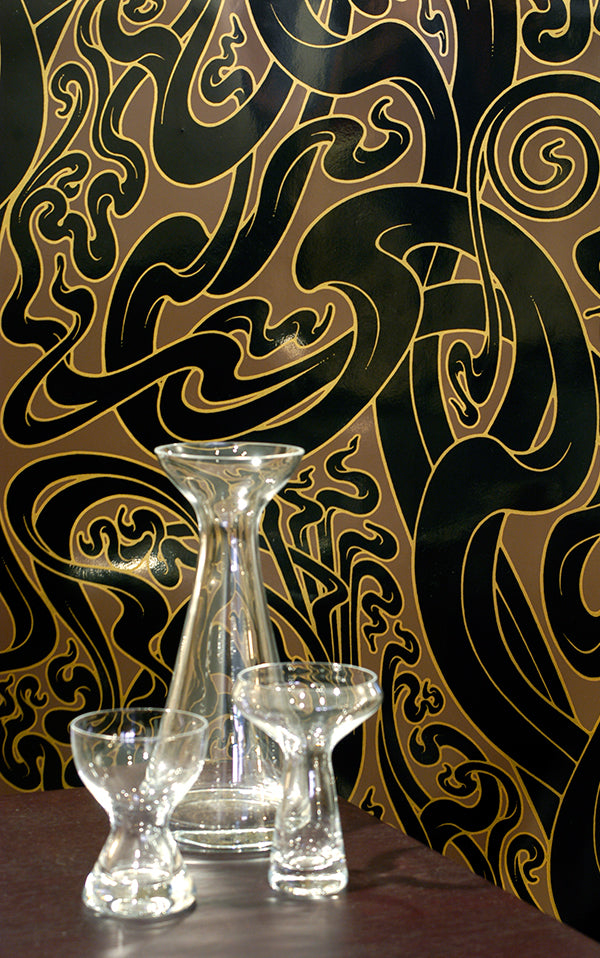 Flavor Paper FLOWER OF LOVE / Espresso On Black Mylar