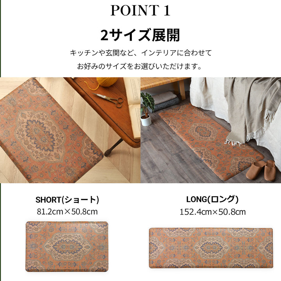 拭ける　もっちり　フロアマット FLOOR POPS! / Lannister Anti-Fatigue Comfort Mat / FPA3730 (81.2cm×50.8cm)