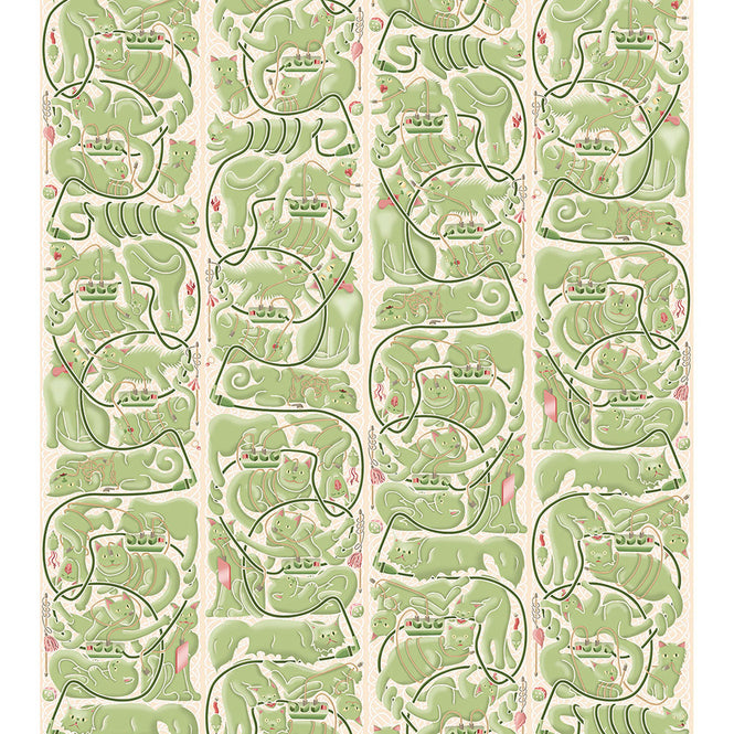 NLXL GEOMETRICS WALLPAPER CATS & CORDS WALLPAPER BY ERIK VAN DER VEEN / GEO-02
