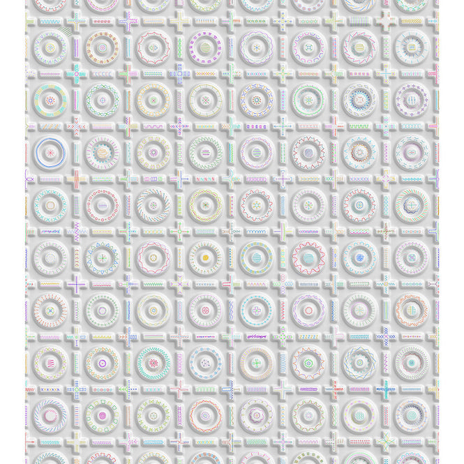 NLXL GEOMETRICS WALLPAPER COLOR ME GONE WALLPAPER BY ELVIS WESLEY / GEO-03